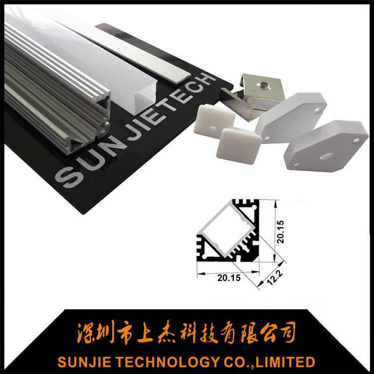 Well-designed Bendable Anodized Aluminum Led Profile For Led Strips - Cheapest Factory Acrylice Cover Alumunum Lamp Body Material Light Fixtures Surface Mounted Led Panel Lights – Sunjie Tec...