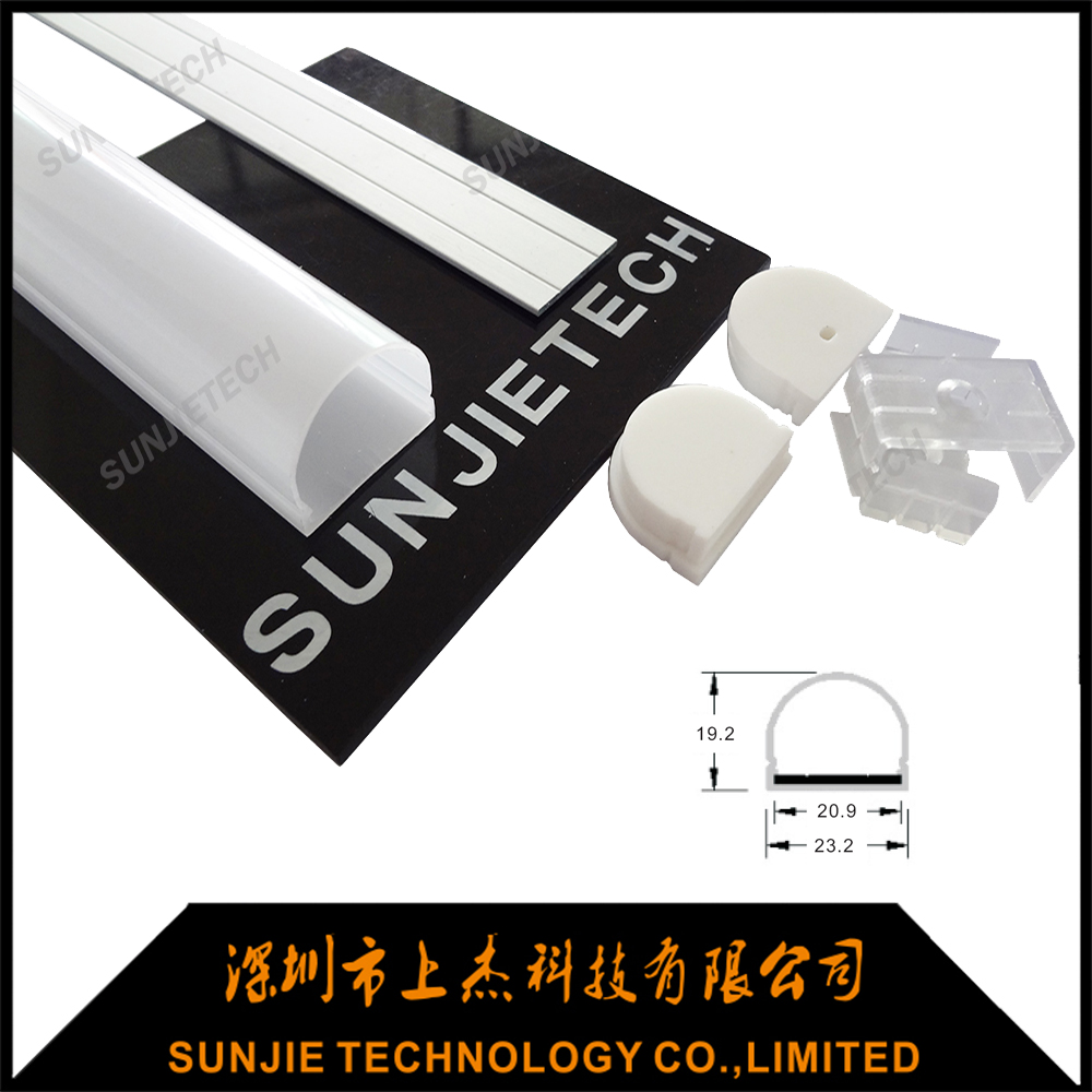 Factory Free sample Led Profile For Led Strip Light -
 SJ-WALP2319 Waterproof led aluminum profile – Sunjie Technology