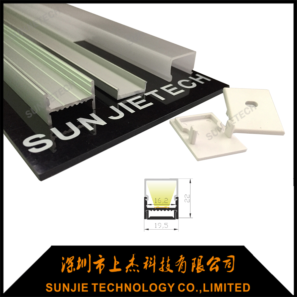 New Fashion Design for Alu Led Profile For Led Strip Light -
 SJ-ALP1922B – Sunjie Technology