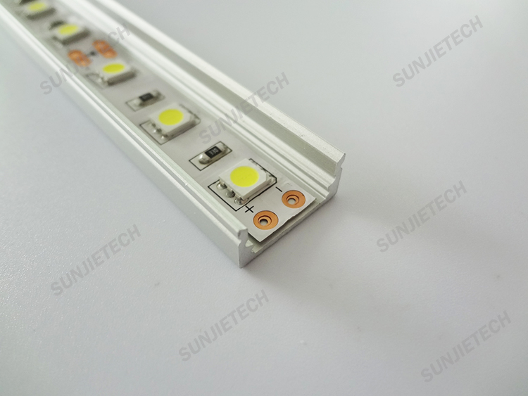 Cheap price Floor Led Pocket Display Stands -
SJ-ALP1708 LED Profile in Black Anodized – Sunjie Technology detail pictures