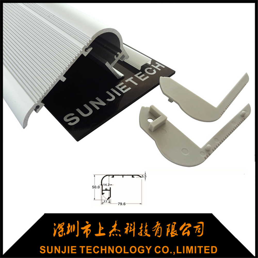 Manufactur standard Aluminum Extrusion Profiles For Windows And Doors -
 SJ-ALP8050 Stair led profile – Sunjie Technology