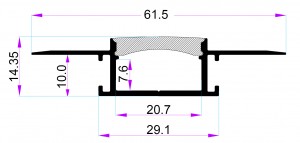 SJ-ALP6114-Flex LED Aluminum Channels