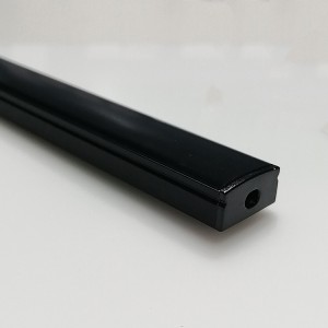 Low MOQ for Structural Frame Anodized Aluminum Led Profile -
 SJ-ALP1708 LED Profile wih black cover – Sunjie Technology