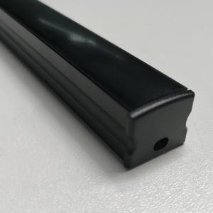 China OEM Polished Aluminum Extrusion Profiles - SJ-ALP1715B LED Profile with Black cover – Sunjie Technology