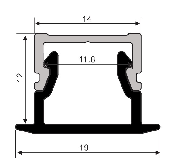 New Fashion Design for Alu Led Profile For Led Strip Light -
SJ-ALP1912B New Arrival LED Profile for strip lighting – Sunjie Technology detail pictures