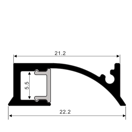 Big Discount Big 3d Alphabet Letter -
SJ-ALP2221 New Arrival LED Strip Profile – Sunjie Technology detail pictures