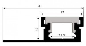 SJ-ALP4112 New Arrival LED Strip Profile