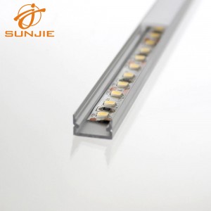 SJ-ALP1207 Mini Surface Mounted Led Aluminum Profile / Micro LED Aluminum Profile