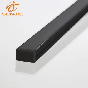 SJ-ALP1207 Mini Surface Mounted Led Aluminum Profile / Micro LED Aluminum Profile