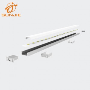 Personlized Products Surface Mounted Led Aluminium Profile For Led Strip Aluminum Led Housing For Wall Washer Lamp