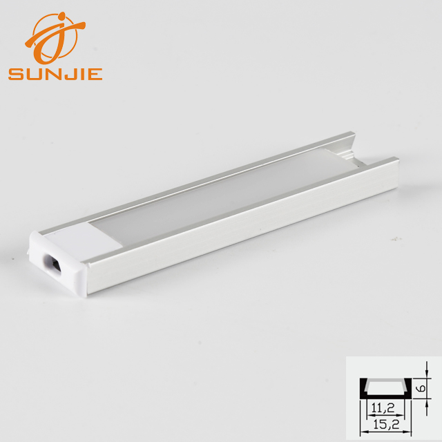 Reliable Supplier 1m Aluminum Round Corner Profile Anodized For 10w Power Led Heatsink Stripes