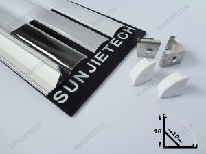 Factory Promotional V Shape 90 Degree Angle Corner Aluminum Extrusion Profile