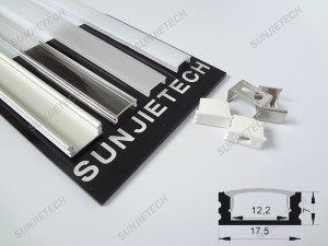 OEM Customized Customized Length Surface Mounted Aluminum Led Profile For Led Strip Light Aluminum Extrusion