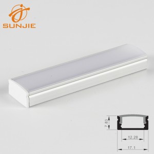 Factory selling Led Strip Profile Aluminium Channel -
 SJ-ALP1708 Surface mounted led channel – Sunjie Technology