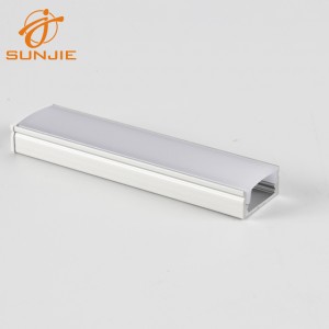 Wholesale 150mm*23mm Office Wide Aluminum Profile For Double Row Led Strip
