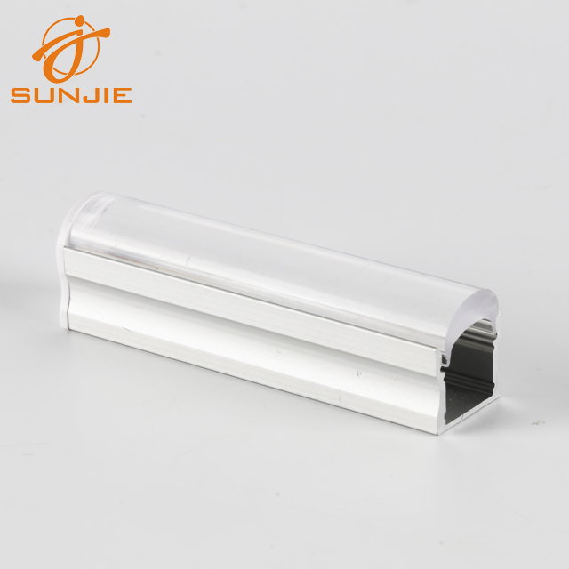 Ordinary Discount Led Plastic Extrusion -
SJ-ALP1715C LED Profile with 60° clear lens – Sunjie Technology detail pictures