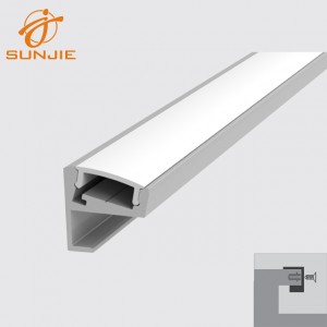 SJ-ALP1918 Aluminum led profile for Glass Shelf