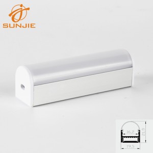 Manufacturer for Aluminum Led Light Housing -
 SJ-ALP1922 LED Profile for Cabinet – Sunjie Technology