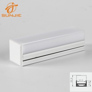Wholesale Price China Aluminium Channel For Led Strips With Cover -
 SJ-ALP2019B ALuminum LED Profile – Sunjie Technology