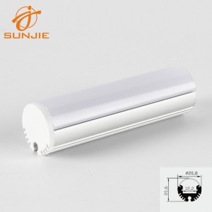 8 Year Exporter W18mm*h6mm Led Profile - SJ-ALP2020 Round LED Profile – Sunjie Technology