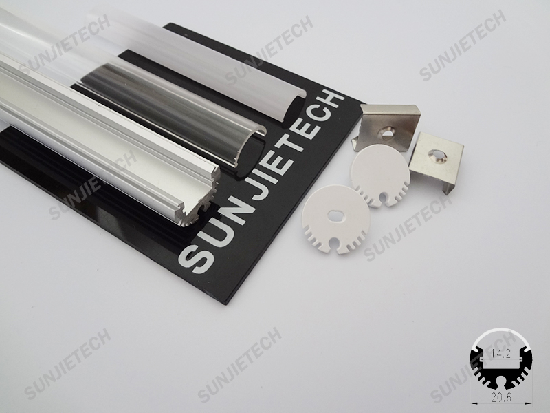 Well-designed Led Strip Aluminium Profile -
SJ-ALP2020 Round LED Profile – Sunjie Technology detail pictures