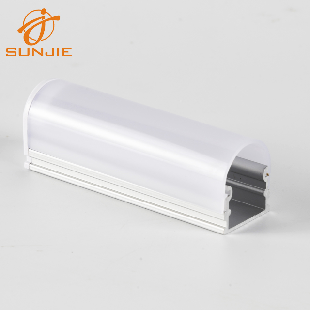 Factory Price For Waterproof Led Lights - SJ-ALP2114B LED Profile with round cover – Sunjie Technology detail pictures