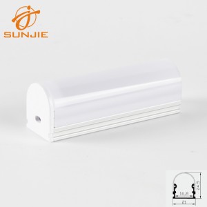 Best Price on Specification Led Strip Aluminium Profile 45 -
 SJ-ALP2114B LED Profile with round cover – Sunjie Technology