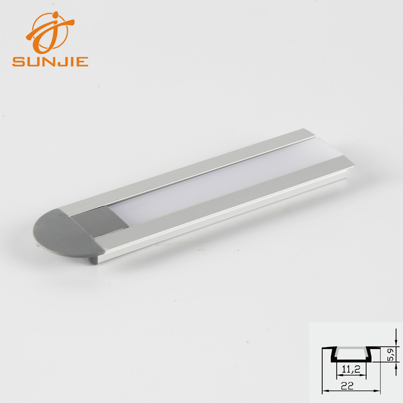 Original Factory Flexible Led Profile Milky/frosted/clear Cover -
 SJ-ALP2206 led aluminum profile – Sunjie Technology