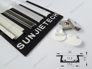 Europe style for Led Aluminium Profile For Led Light Strip Bar