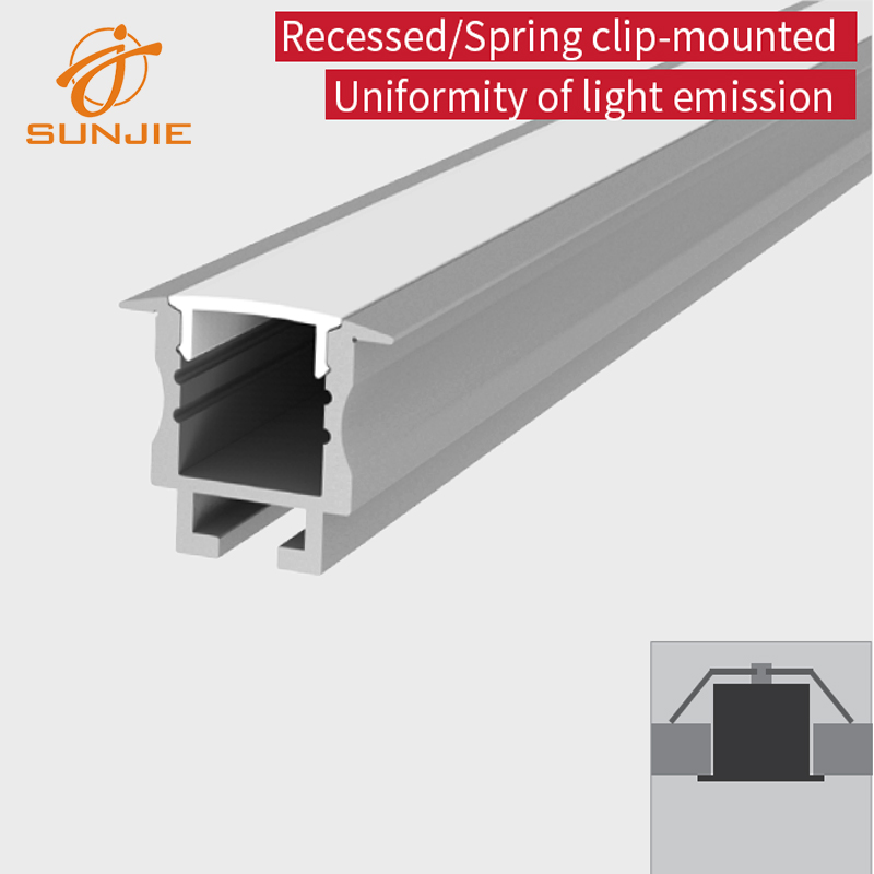 Factory Free sample Suspension Lighting Fixture And Led Aluminum Profiles Housing/ Hanging Aluminum Material