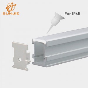 Aluminum led profile for floor