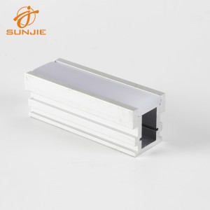 2019 China New Design Led Light Anodized U Shape Aluminum Led Floor Light Profile