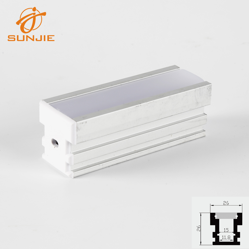 Cheap PriceList for Aluminum Window Frame Extrusion - 2019 China New Design Led Light Anodized U Shape Aluminum Led Floor Light Profile – Sunjie Technology