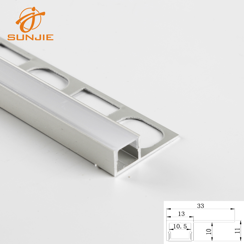 Hot sale Led Bar Light Channel -
 SJ-ALP3311 Aluminum led profile for 10mm Tile or Ceramic – Sunjie Technology