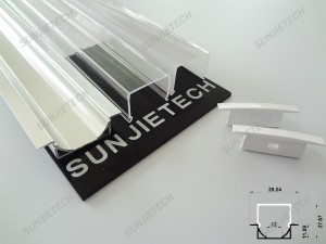 Best-Selling 20×40 Aluminum Profile -
 SJ-ALP3912B LED Aluminum Channel – Sunjie Technology
