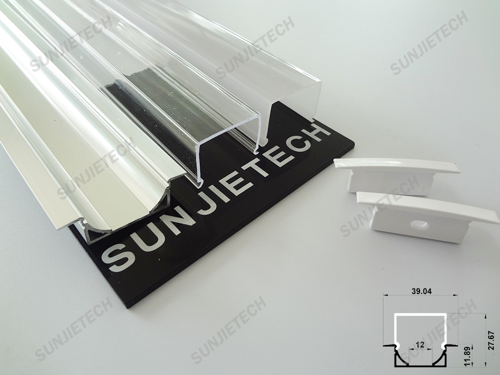 China wholesale Extruded Aluminum Channel -
 SJ-ALP3912B LED Aluminum Channel – Sunjie Technology