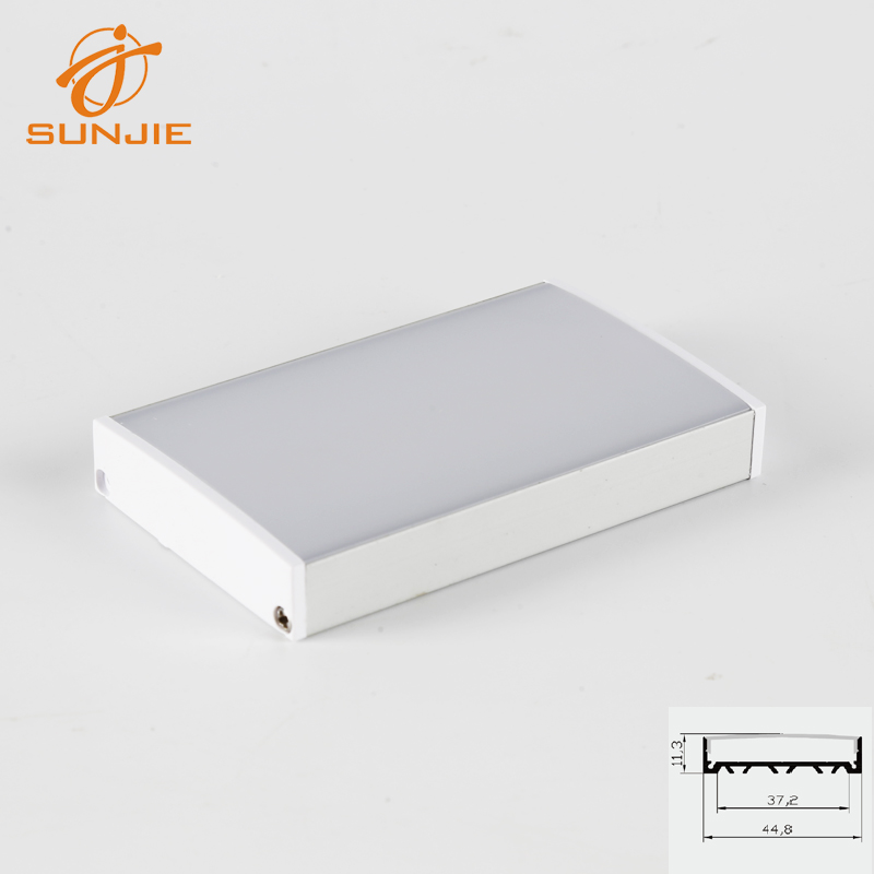 OEM China Aluminum Heatsink Profiles - OEM Customized Trimless Plaster Drywall Surface Mounted Aluminum Profile Led Strip Light And Long T Profile Channel For Recessed Wall Lamps – Sunjie Te...