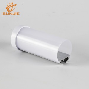 SJ-ALPO3030 Round LED alumiiniumprofiilist
