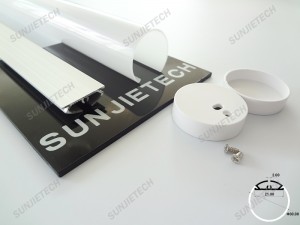 SJ-ALPO3030 Round LED Aluminum Profile