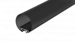 SJ-ALPO6060 Round LED Aluminum Channel For Strip Lighting